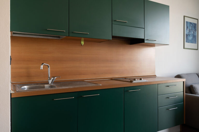 Cucina in alloggio della Residenza Galileo Galilei