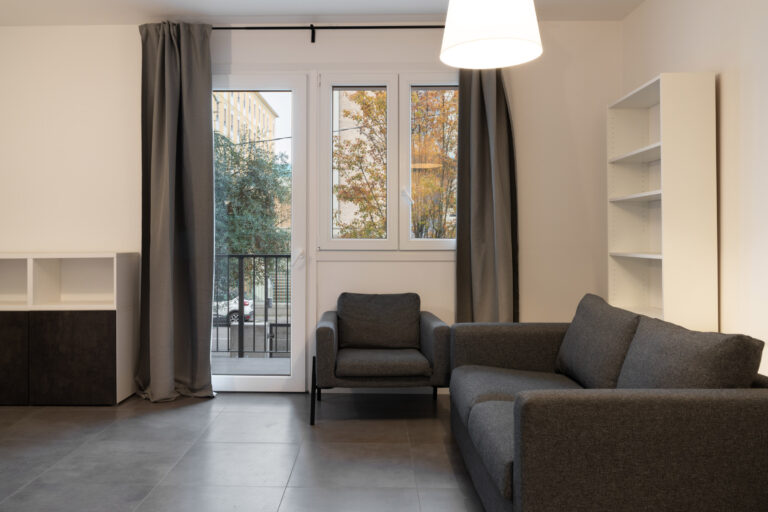 Salotto in alloggio della Residenza Minio